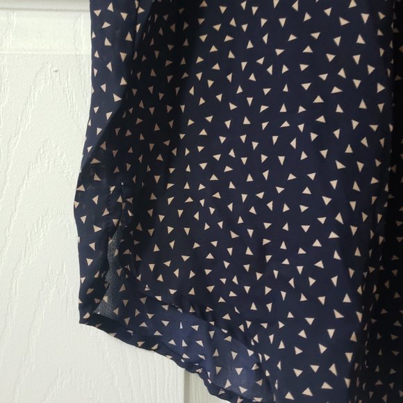 Sweet Rain Navy blue w/nude triangles Size L - Picture 3 of 9